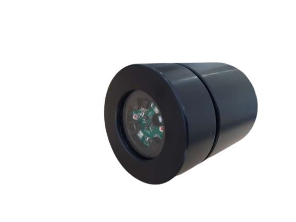 Cylindrical algae sensor housing with an optical sensing window